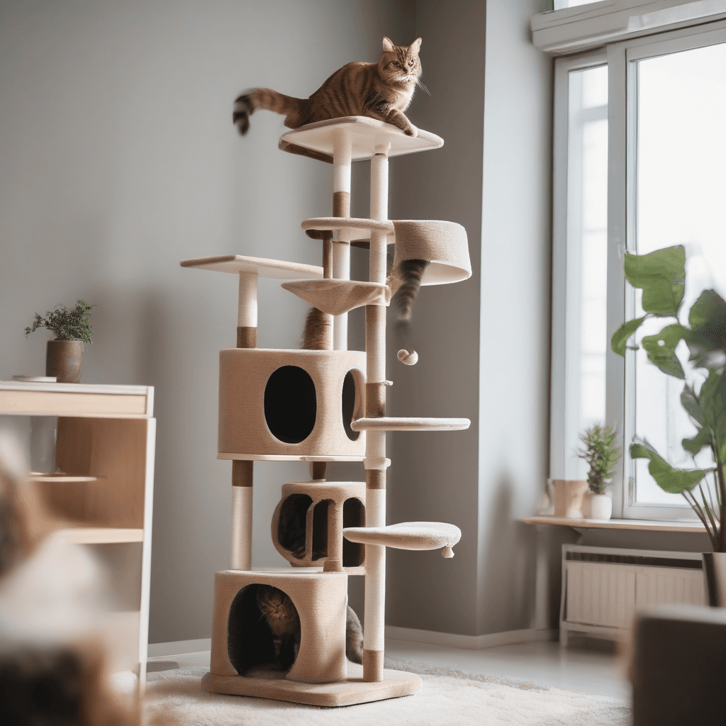 Kedinizin Yeni Oyun Alanı: Kedi Ağaçlarının Görünmez Stres Azaltıcı Etkileri ve Yüksek Yerlerin Gizemli Bilimi